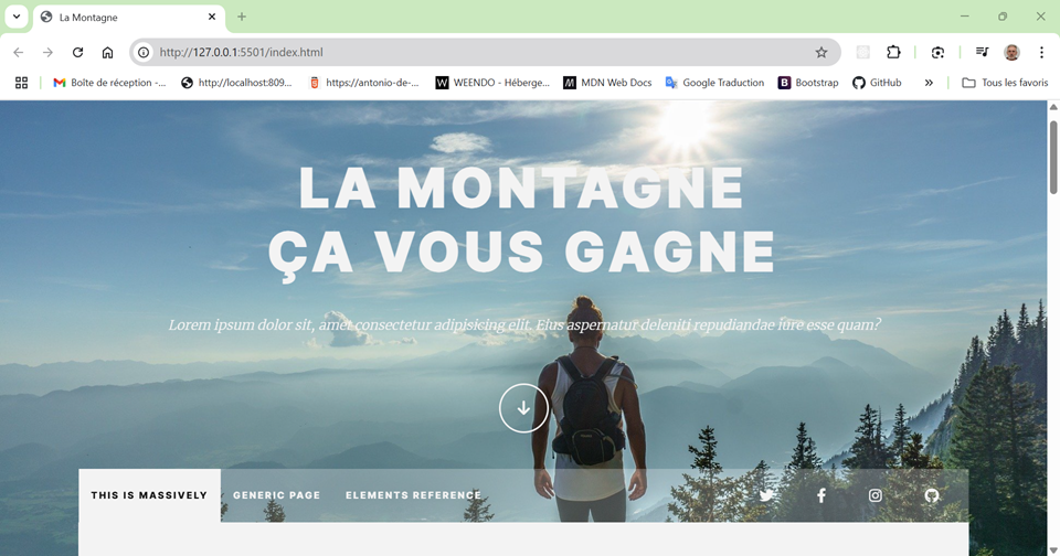 La montagne